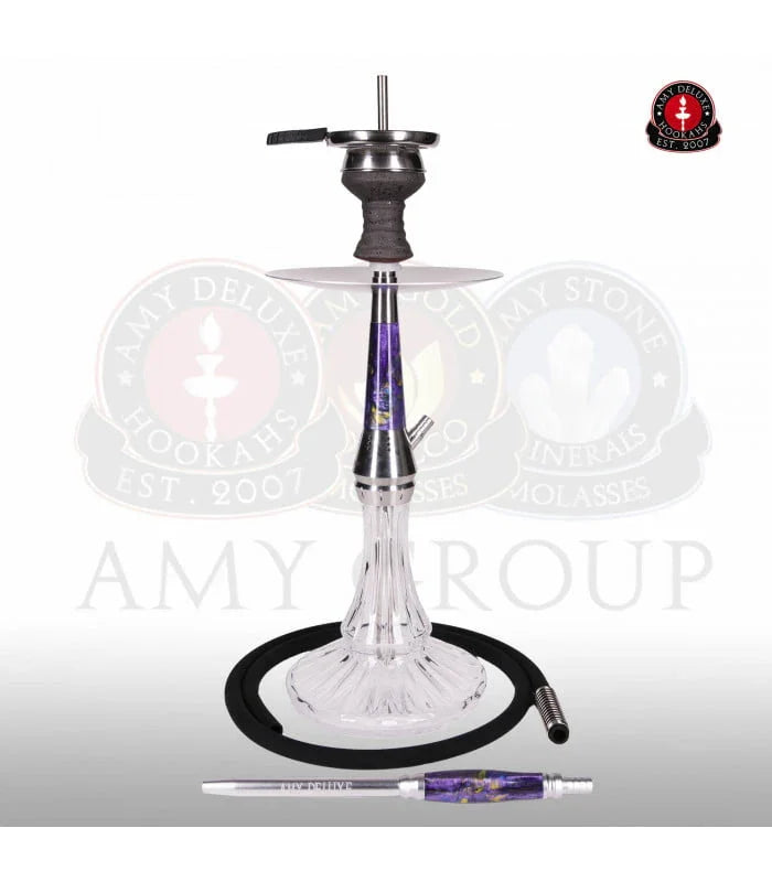 Amy Deluxe 1200 Galactic Steel S - Shisha Smaak