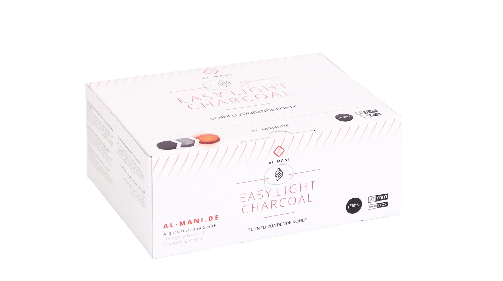 Al Mani Easy Light kolen 1 Doos 33mm - Shisha Smaak