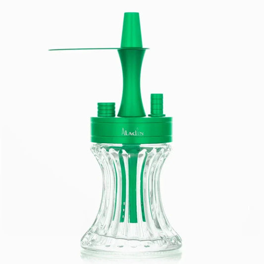 Aladin 2 Go Alu Tas Groen - Shisha Smaak