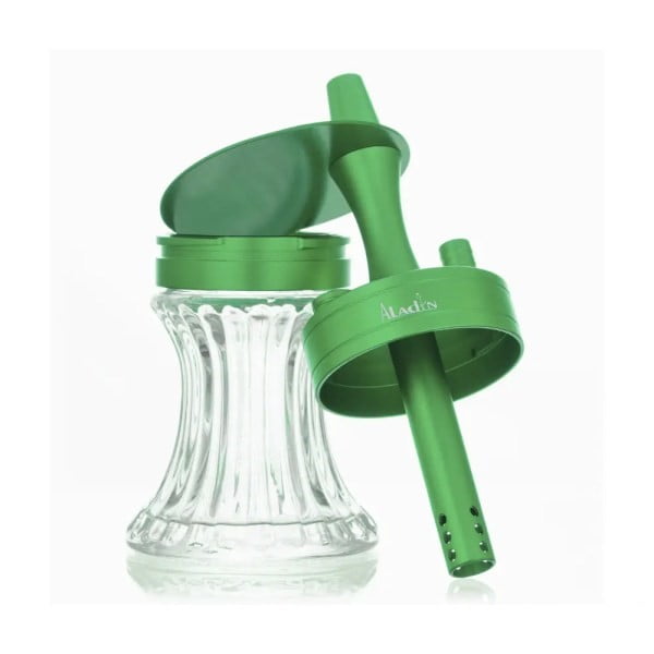 Aladin 2 Go Alu Tas Groen - Shisha Smaak