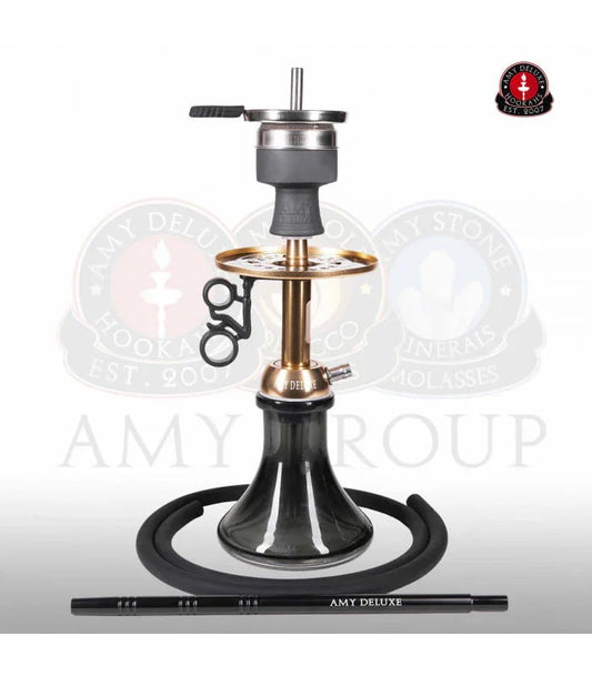 Amy Deluxe 116.03 Alu Mini Bag Goud Zwart - Shisha Smaak