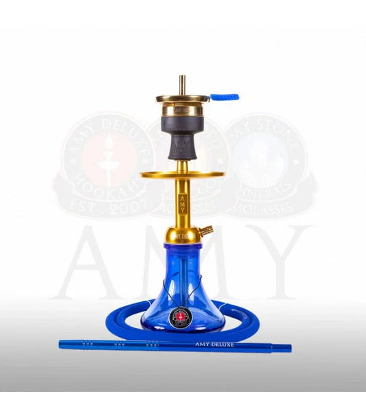 Amy Deluxe 116.03 Alu Mini Bag Goud Blauw - Shisha Smaak