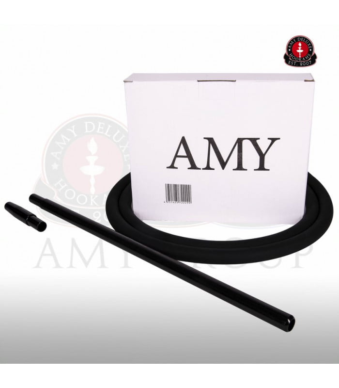 Amy Deluxe Set Siliconen Slang & Aluminium Mondstuk - Shisha Smaak