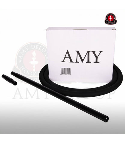 Amy Deluxe Set Siliconen Slang & Aluminium Mondstuk - Shisha Smaak