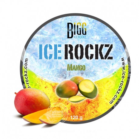 Bigg Ice Rockz Mango 120gr – Nicotinevrije Shisha Smaak