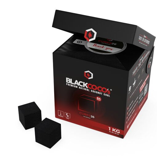 Black Coco's 26mm Kolen 1 KG - Shisha Smaak