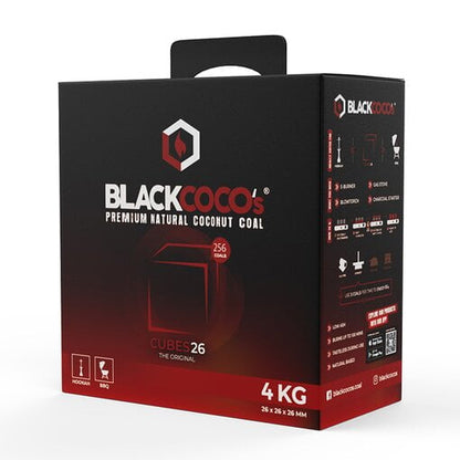 Black Coco's C26 Kolen 4 KG - Shisha Smaak