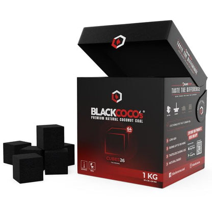 Black Coco's C26 Kolen 20 KG - Shisha Smaak