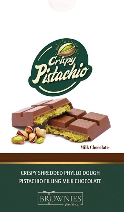 Dubai Chocolade XXL - 70% Pistache & Knafeh - 210 Gram - Extra Crunchy Dubai Reep - EXTRA GEVULD - PURE Chocola