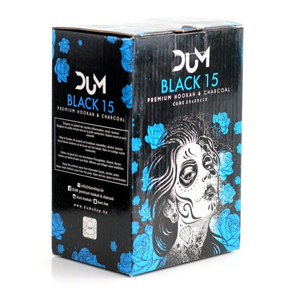 Dum 15mm Black Kolen 1 KG - Shisha Smaak