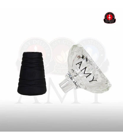 Amy Deluxe Kristal Glazen Tabakskop Set - Shisha Smaak