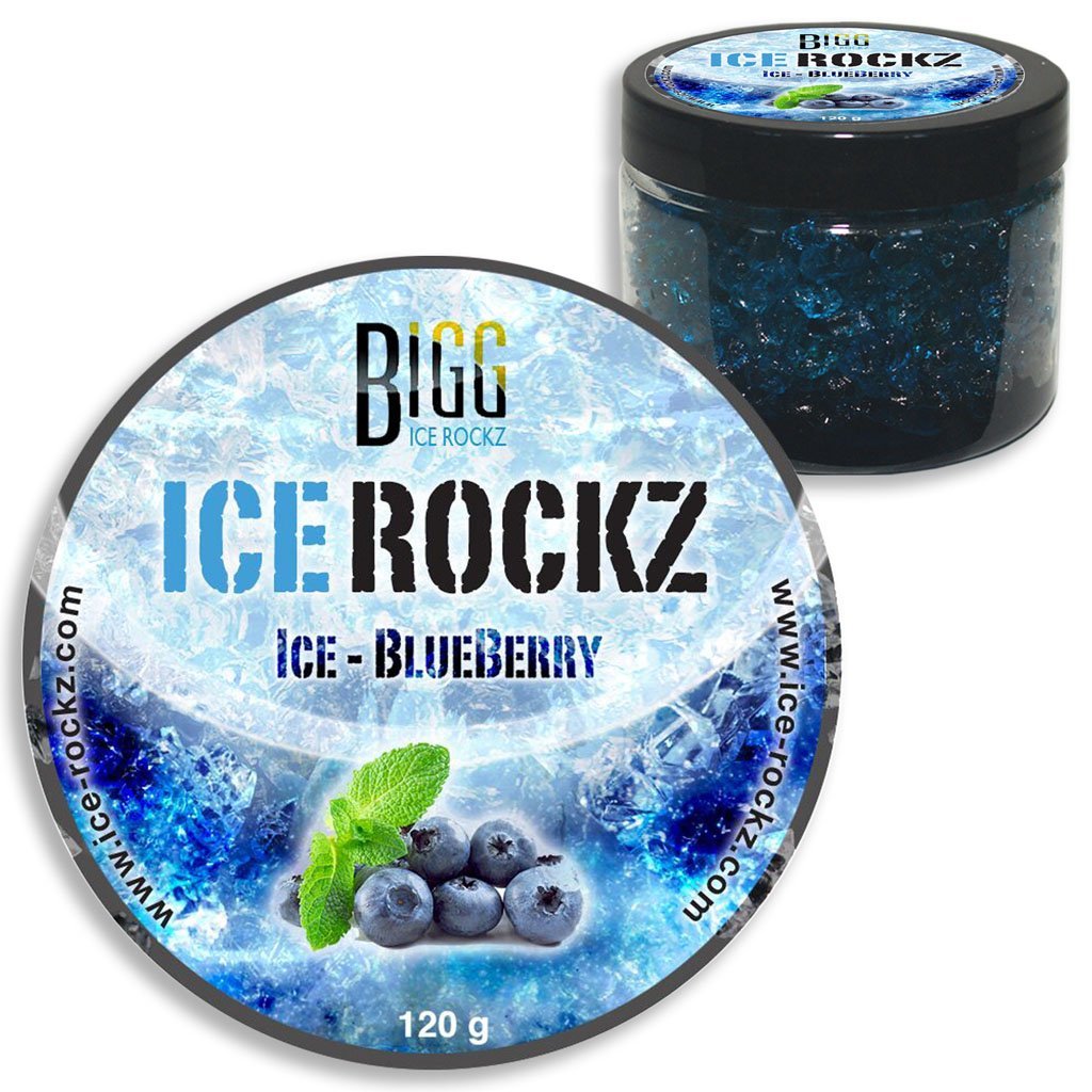 Bigg Ice Rockz 120gr Ice Blueberry - Shisha Smaak