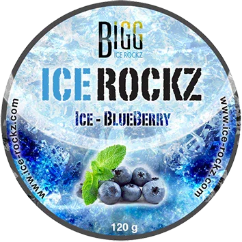 Bigg Ice Rockz 120gr Ice Blueberry - Shisha Smaak