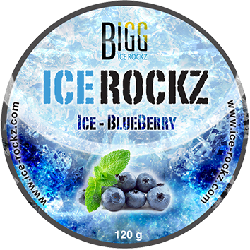 Bigg Ice Rockz 120gr Ice Blueberry - Shisha Smaak