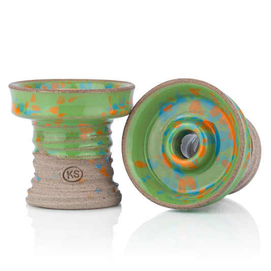 KS waterpijp Player Phunnel Tabakskop – keramische shisha kop met phunnel design