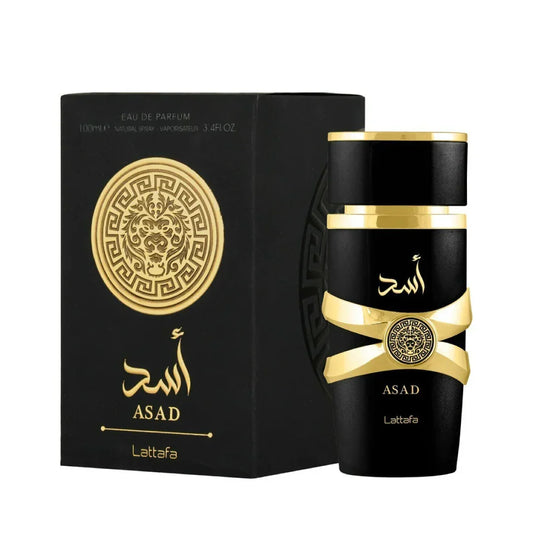 Lattafa Asad – Krachtig Oriëntaals Houtachtig Parfum voor Mannen - Shisha Smaak