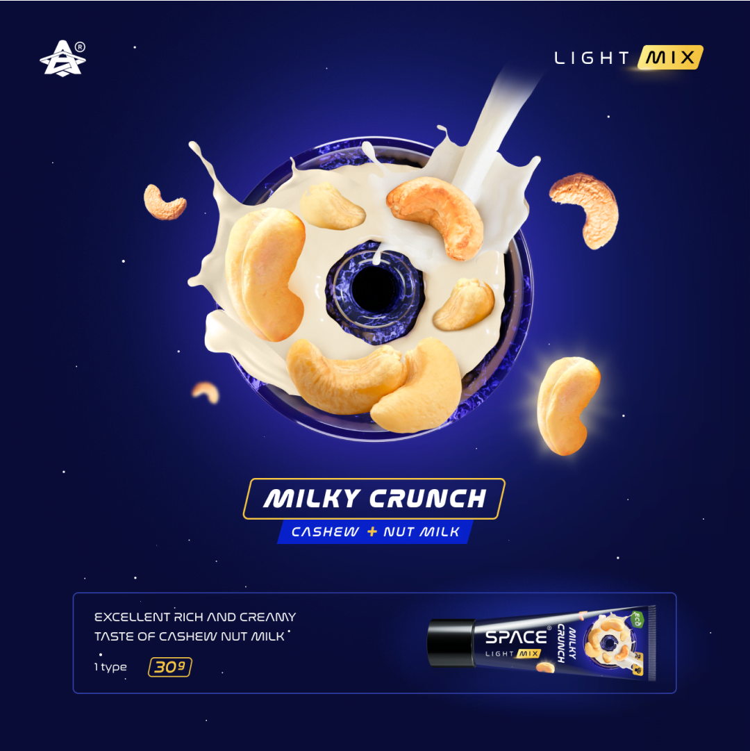 Space Smoke Milky Crunch 30gr - Shisha Smaak