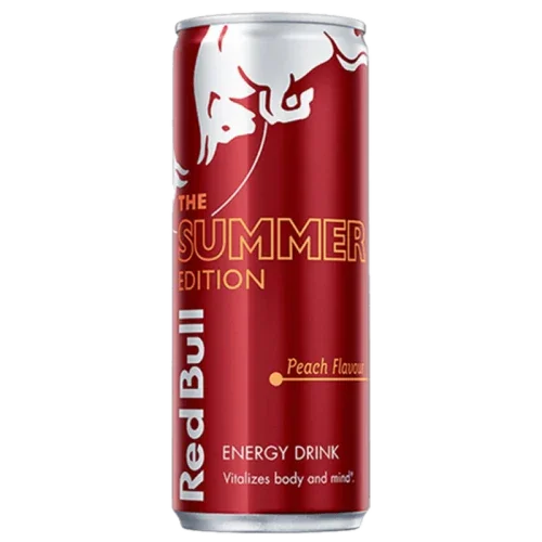 Red Bull Peach Edition – 250ml | Verfrissende Perziksmaak - Shisha Smaak
