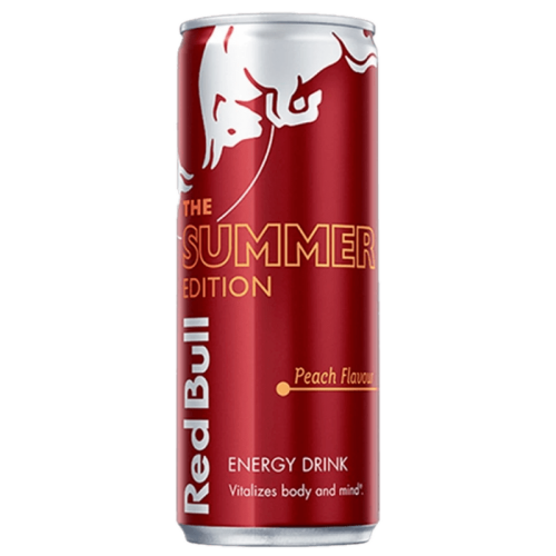 Red Bull Peach Edition – 250ml | Verfrissende Perziksmaak