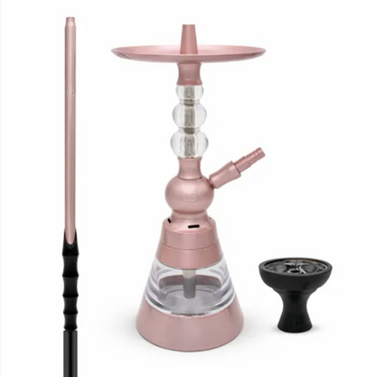 H2 Rayka Pastel Green Waterpijp – Luxe Shisha met Horizontaal Blow Off Systeem