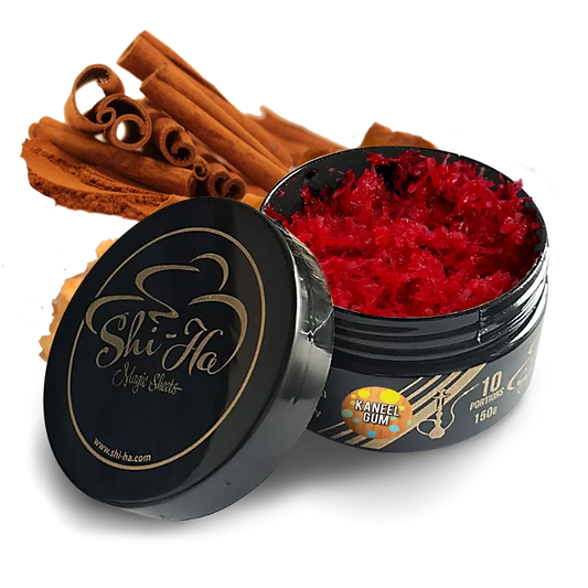 Shi-Ha Kaneel Gum 150g – Waterpijptabak zonder nicotine | Alternatief voor Adalya of Al fakher Cinnamon Gum / Kauwgom Kaneel - Shisha Smaak