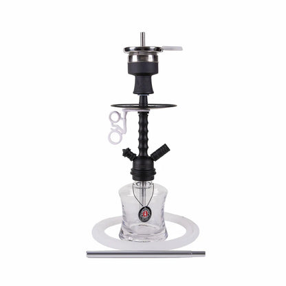 Amy Deluxe 124.03 Waterpijp – Luxe Shisha Set van Glas en Aluminium