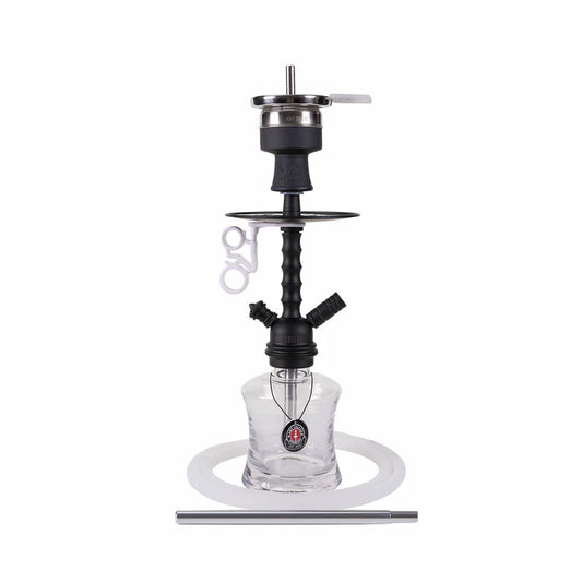 Amy Deluxe 124.03 Waterpijp – Luxe Shisha Set van Glas en Aluminium