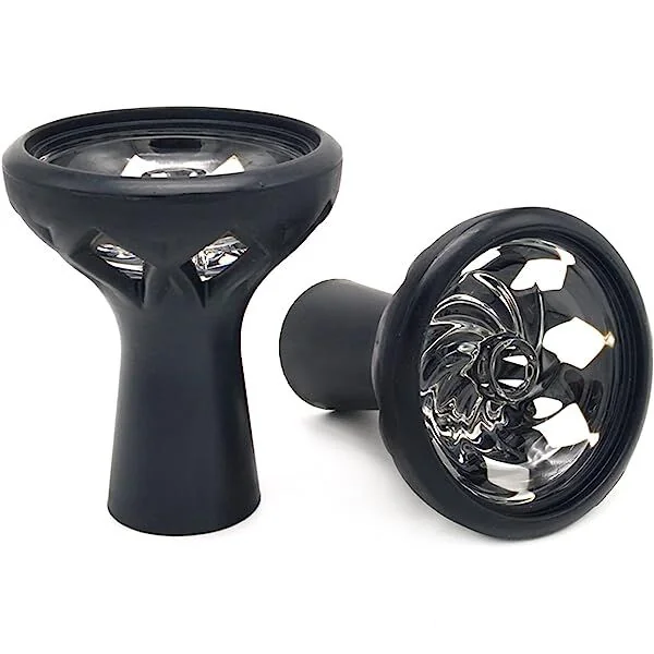 Silicone & Glazen Vortex Tabakskop – Duurzaam & Hoogwaardige Smaak