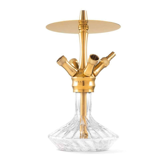 TSAR Alexander Mini Gold Edition – compacte gouden shisha