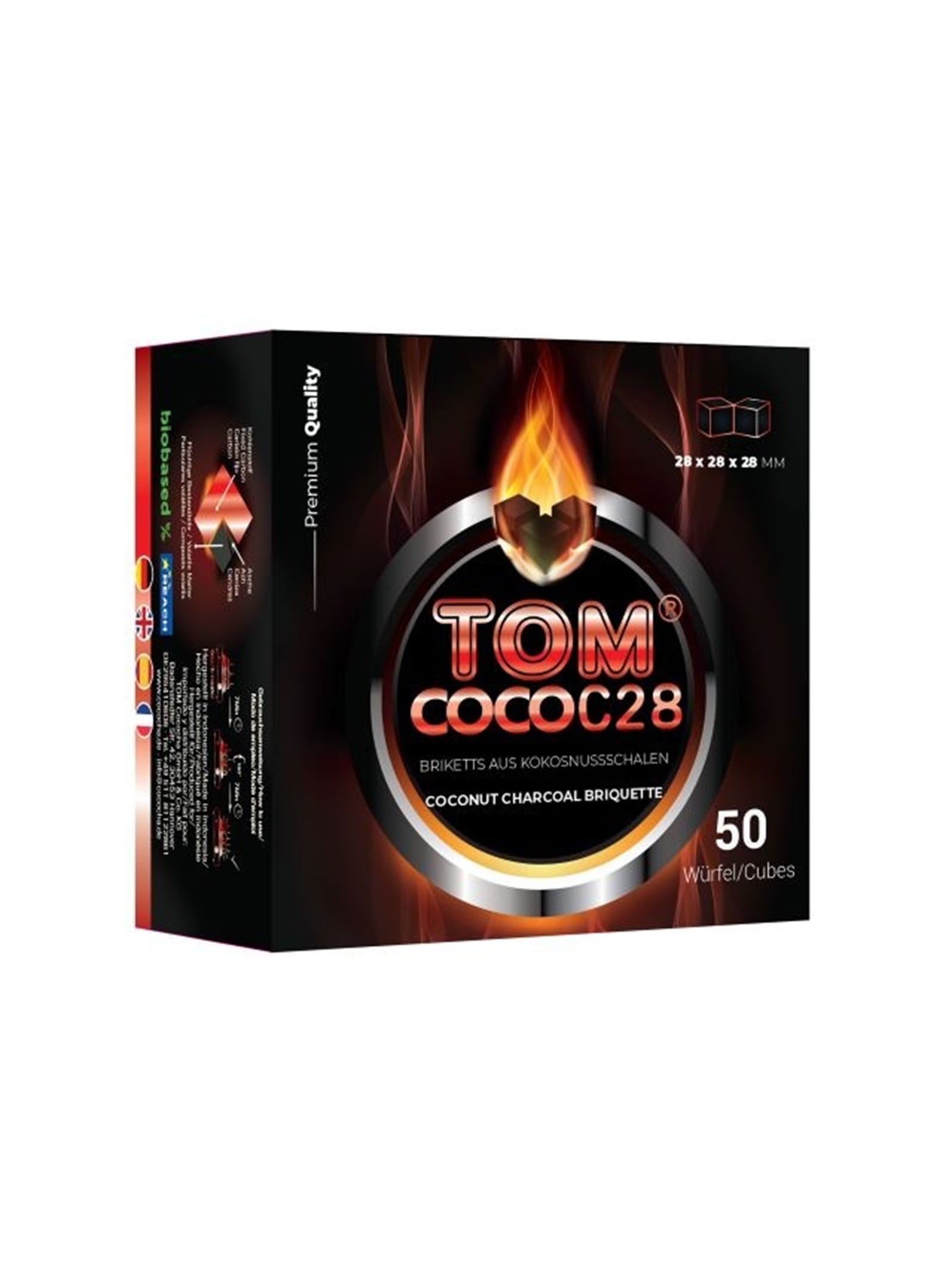 Tom Coco C28 Kolen 20 KG - Shisha Smaak