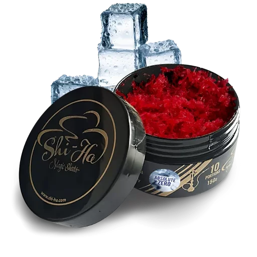 Shi-Ha Absolute Zero 150gr – Waterpijptabak zonder nicotine | Alternatief voor Adalya Ice - Shisha Smaak