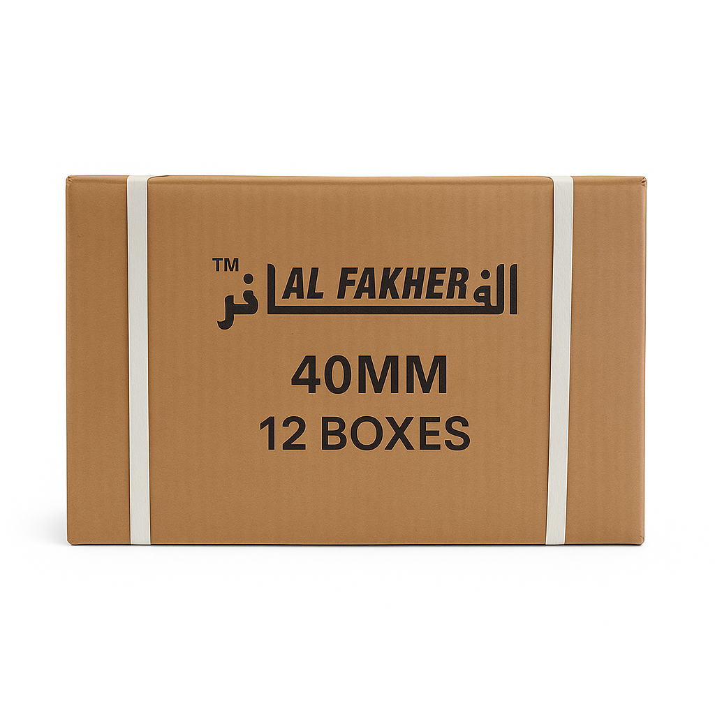 Al Fakher 40mm quick light shisha kolen verpakking – 12 boxes