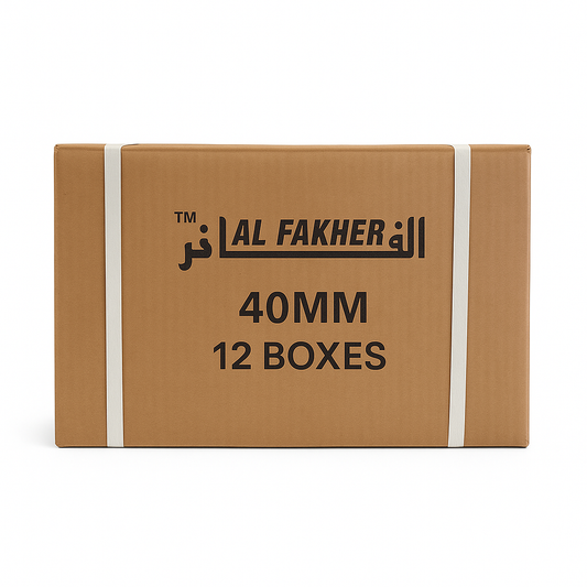 Al Fakher 40mm quick light shisha kolen verpakking – 12 boxes