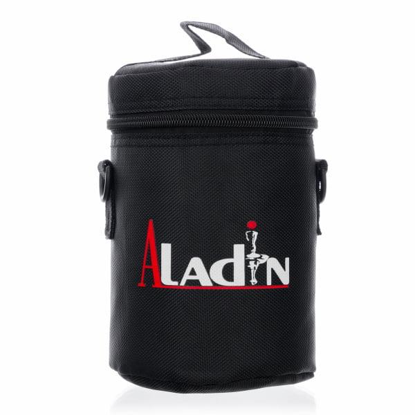 Aladin 2 Go aluminium waterpijp – compacte shisha reisset met tas
