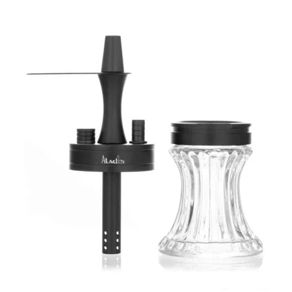 Aladin 2 Go mini waterpijp – kleine shisha met diffuser en glasvaas