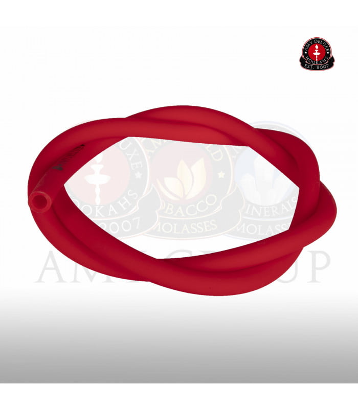 Amy Deluxe Siliconen Slang Aluminium Mondstuk S238 Rood - Shisha Smaak
