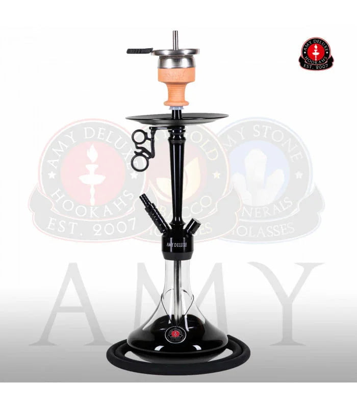 Amy Deluxe 066.02 Alu S - zwart shisha of waterpijp op ShishaSmaak kopen