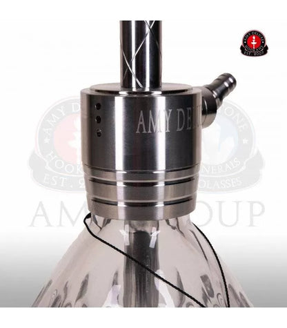 Amy Deluxe SS23.02 Signature S – Luxe RVS Waterpijp met Steen Tabakskop - Shisha Smaak