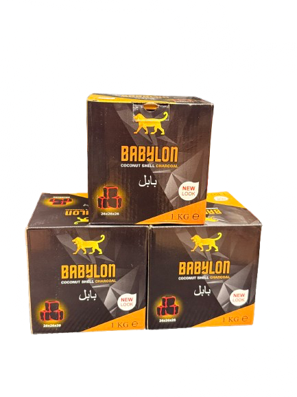 Babylon Shisha Kolen 3KG – 26MM premium kokos natuurkolen