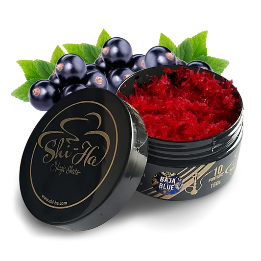 Shi-Ha Baja Blue 150gr – Waterpijptabak zonder nicotine | Alternatief voor Social Smoke Baja Blue - Shisha Smaak
