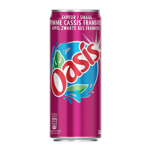 Oasis Cassis Framboise – Zwarte Bes & Framboos | Krachtige Smaak, Verfrissend Licht