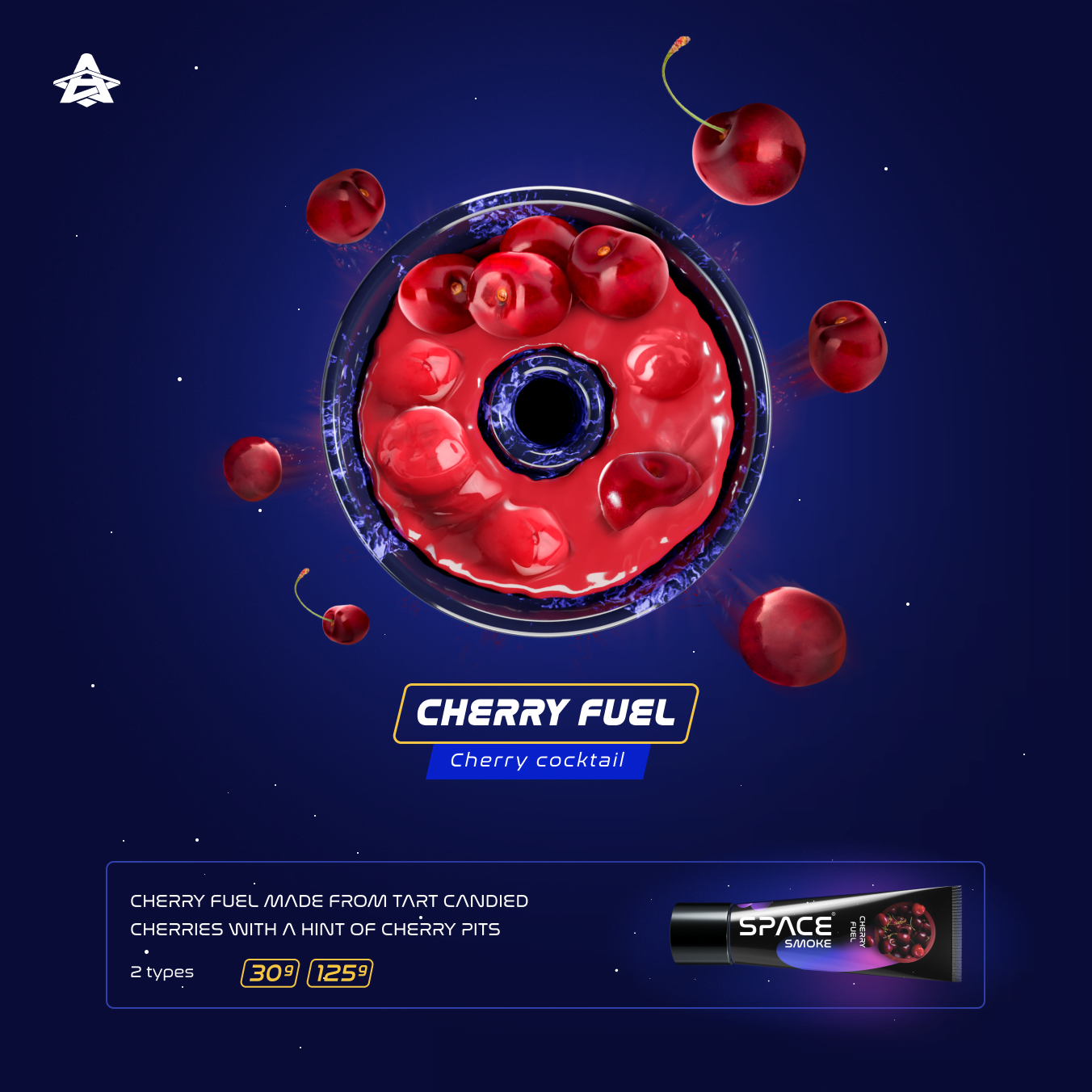 Space Smoke Cherry Fuel 125Gr - Shisha Smaak