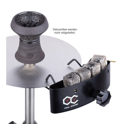 Coal Catcher Black – Shisha Kolenvanger & Asopvang