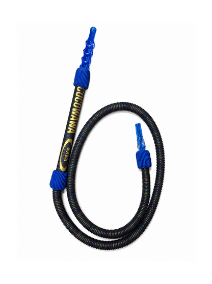CocoWawa shisha slang blauw niet-wasbare waterpijp slang van 150 cm