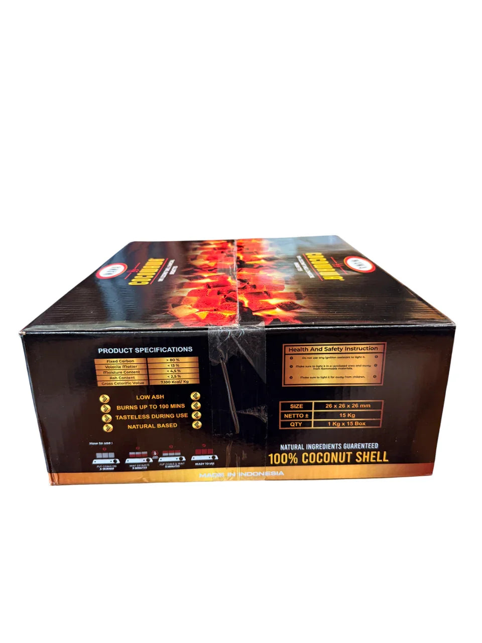 Coco Wawa Waterpijp Kolen 15KG – Horeca & Lounge Premium Kokosbriketten - Shisha Smaak