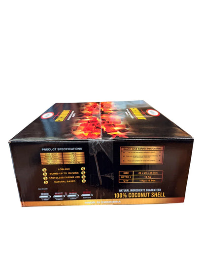 Coco Wawa Waterpijp Kolen 15KG – Horeca & Lounge Premium Kokosbriketten - Shisha Smaak