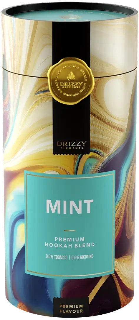 Drizzy Elements Mint 1 kg – premium shisha en waterpijp tabak, alternatief voor Al Fakher Mint