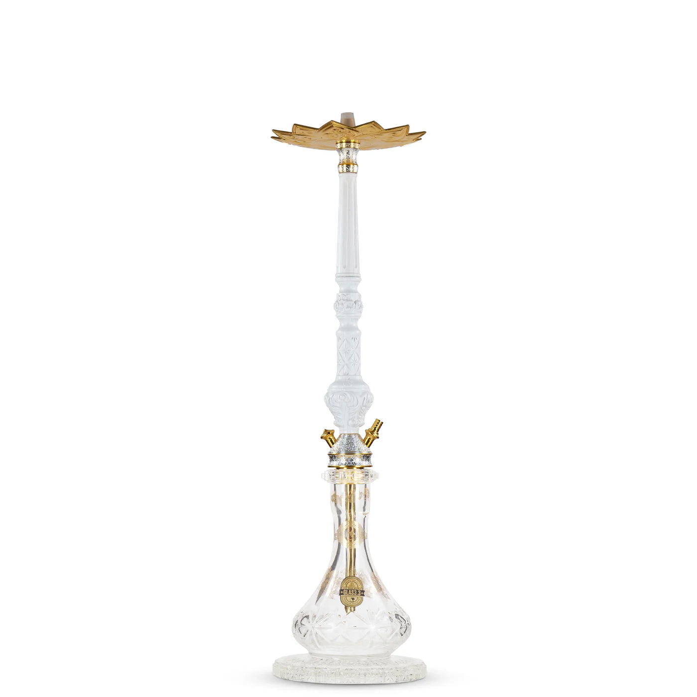 Dschinni Legend Shisha traditionele waterpijp met kristalglazen bowl