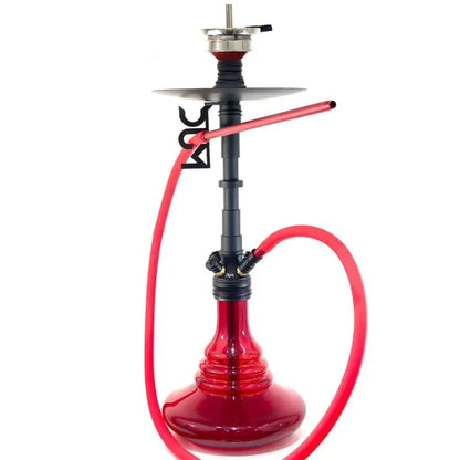 Dum D100 Fat Smoke rode shisha – premium waterpijp met siliconenslang