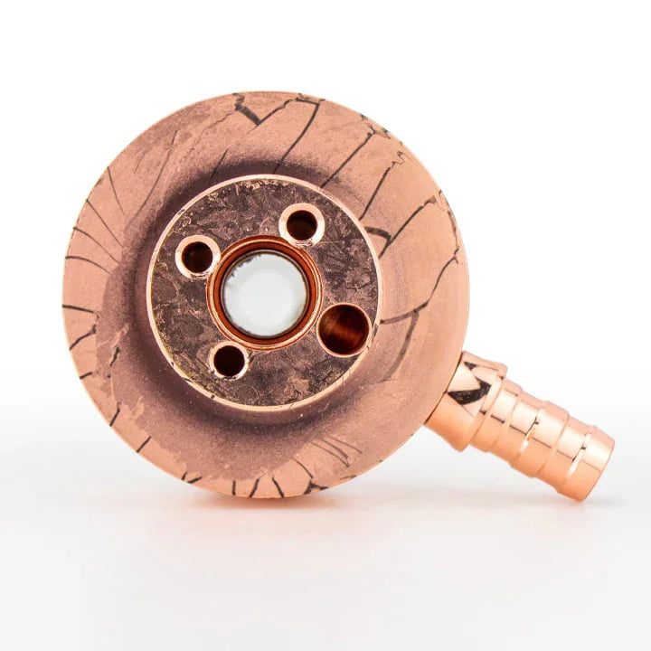 Dum SS68 Black Gold compacte waterpijp met glazen vaas